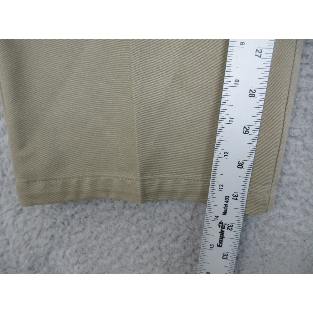 Dockers Pleated Khaki Chino Pants Mens 32x32 Beige Classic Fit Cotton Casual - Picture 14 of 16